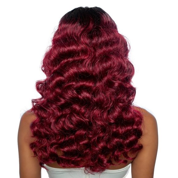 RCHT209 Tracy Mane Concept 1 Jet Black Lace Front Wig HD Transparent Curly Hair - Picture 2 of 5